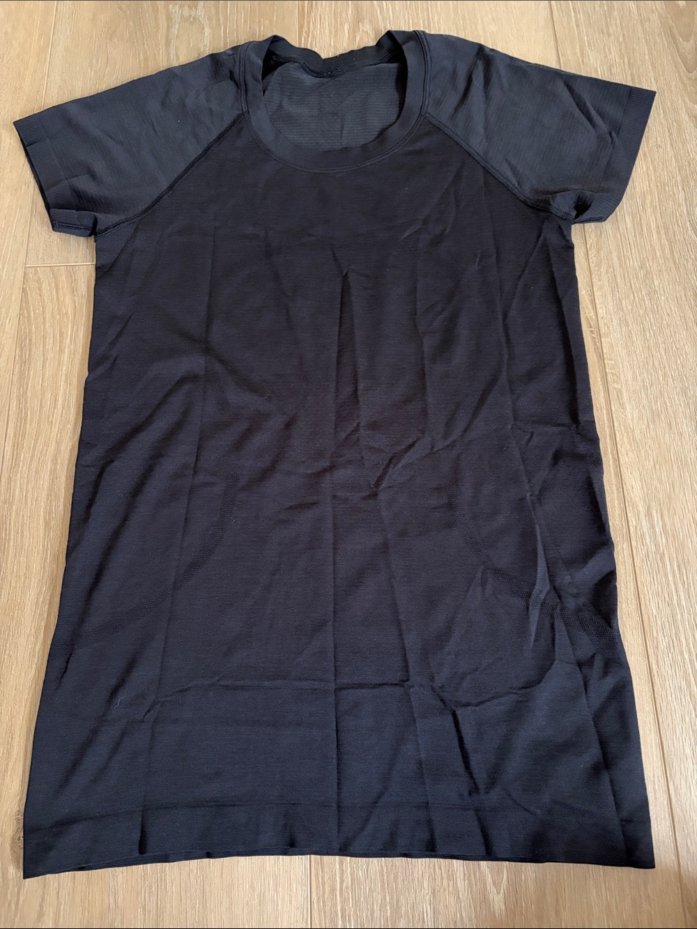lululemon athletica Black Short-Sleeve Crew Tee